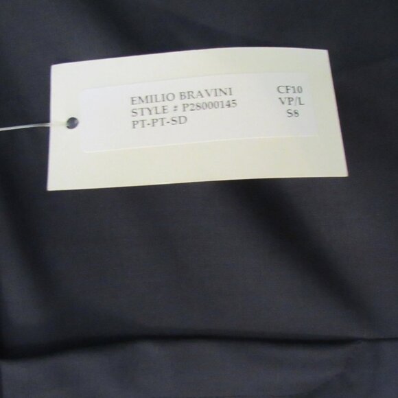 Emilio Bravini Slacks, Black, Rear Button Pockets, Size 8, Made in Canada   E445 - Picture 3 of 7